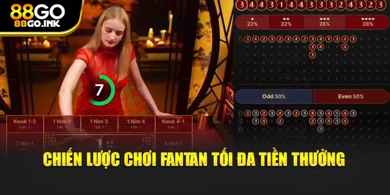Chiến lược chơi Fantan tối đa tiền thưởng